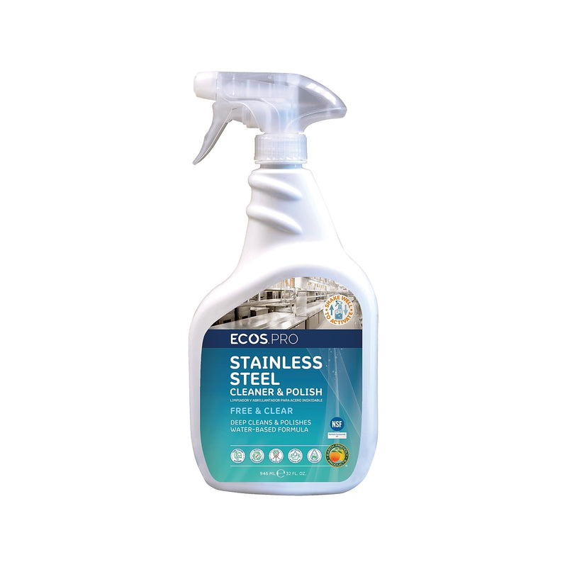 ECOS PRO Soy Scent Stainless Steel Cleaner 32 oz Liquid