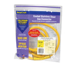 Eastman 1/2 in. MIP X 1/2 in. D FIP 72 in. Stainless Steel Gas Connector