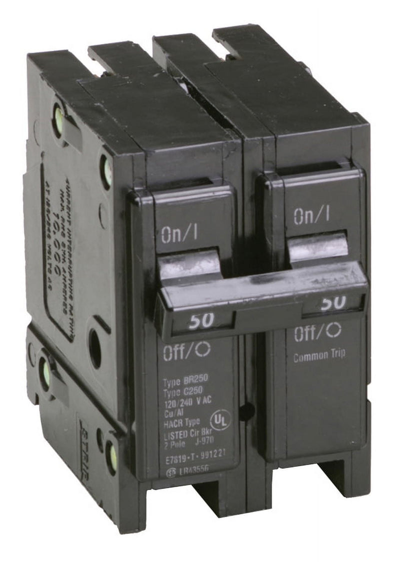 Eaton Cutler-Hammer 50 amps Plug In 2-Pole Circuit Breaker