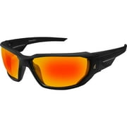 Edge Dawson Anti-Fog Safety Glasses Red Mirror Lens Black Frame 1 pk