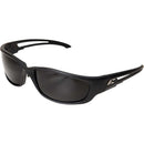 Edge Eyewear Kazbek XL Polarized Safety Glasses Smoke Lens Black Frame 1 pk