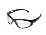 Edge Eyewear Dakura Safety Glasses Clear Lens Black Frame 1 pc