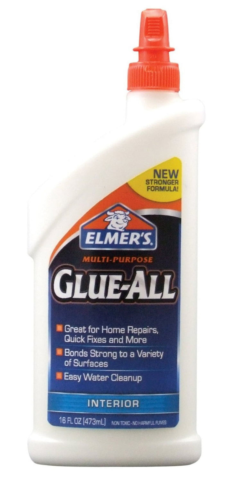 Elmer's Glue-All High Strength Polyvinyl acetate homopolymer All Purpose Adhesive 16 oz