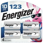 Energizer Lithium 123 3 V Camera Battery 4 pk