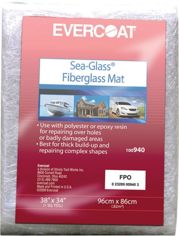 Evercoat Sea-Glass Fiberglass Mat 1 yd