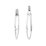 Farberware Silver Stainless Steel Locking Tongs