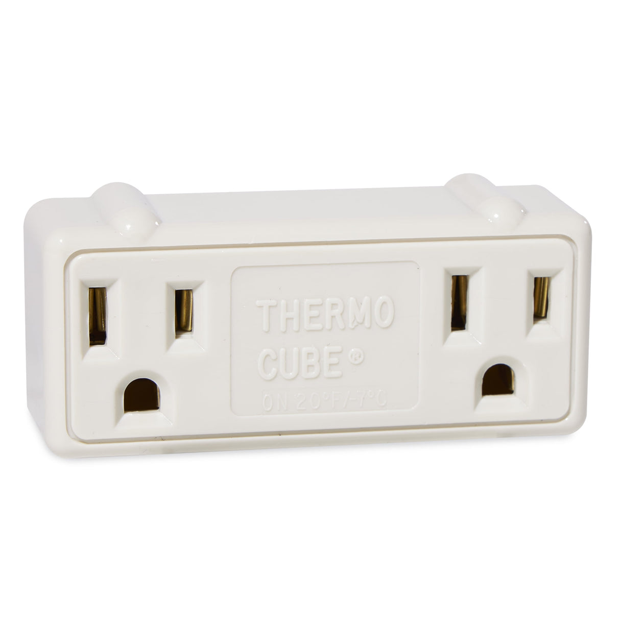 Thermocube Non-Polarized 2 outlets Thermostatically Controlled Outlet 1 pk