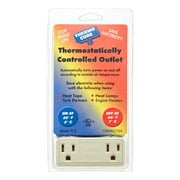 Thermocube Polarized 2 outlets Thermostatically Controlled Outlet 1 pk