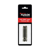 FastenMaster FlatLOK Torx Ttap No. 40 X 2 in. L Driver Bit Steel 2 pc