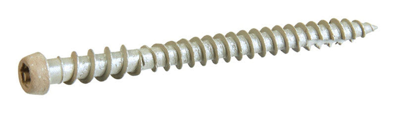 FastenMaster TrapEase No. 10 X 2-1/2 in. L Beach Dune Torx Ttap Flat Head Composite Deck Screws 75 p