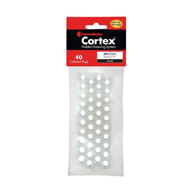 FastenMaster Cortex No. 9 X 1/4 in. L Star Trim Head Plugs 40 pk