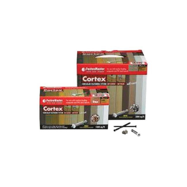 FastenMaster Cortex 2-3/4 in. L Lava Rock Torx Ttap Star Head Deck Screws and Plugs Kit 1 pk