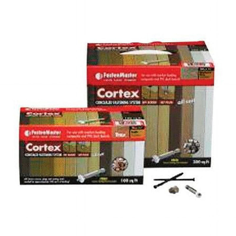 FastenMaster Cortex 2-3/4 in. L Saddle Torx Ttap Star Head Deck Screws and Plugs Kit 1 pk