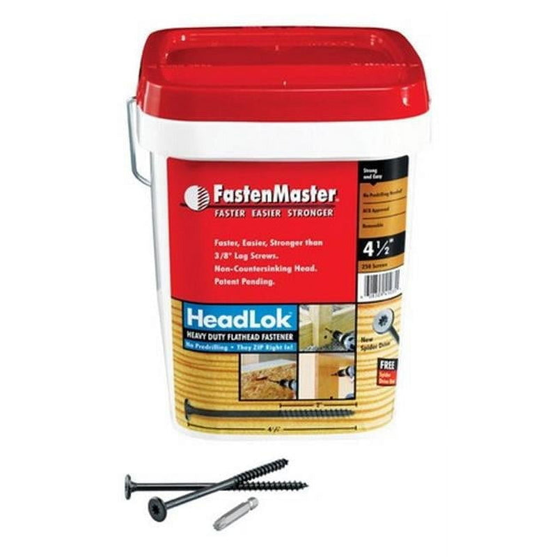 FastenMaster HeadLok No. 10 X 4.5 in. L Spider Epoxy Wood Screws 250 pk