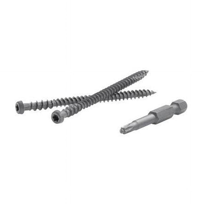 FastenMaster TrapEase No. 20 X 2-1/2 in. L Island Mist Torx Ttap Star Head Composite Deck Screws 350