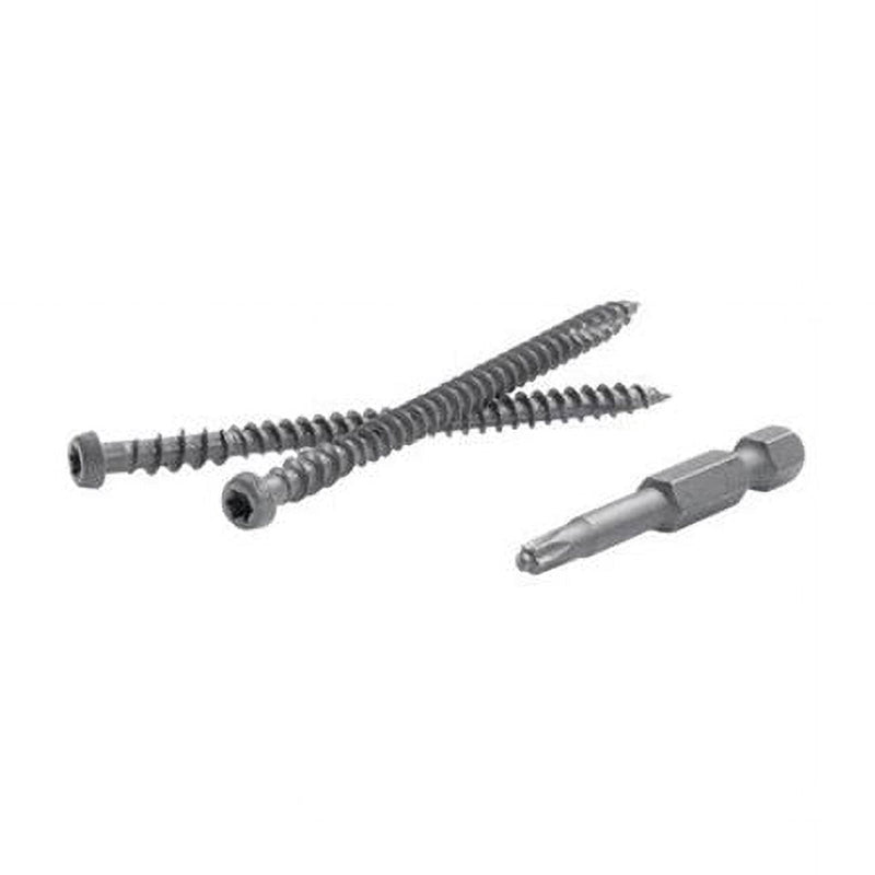 FastenMaster TrapEase No. 20 X 2-1/2 in. L Tiki Torch Torx Ttap Star Head Composite Deck Screws 1050