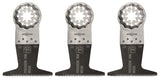 Fein Star Lock 2 in. L X 2.5 in. W Bi-Metal E-Cut Precision Saw Blade 3 pk