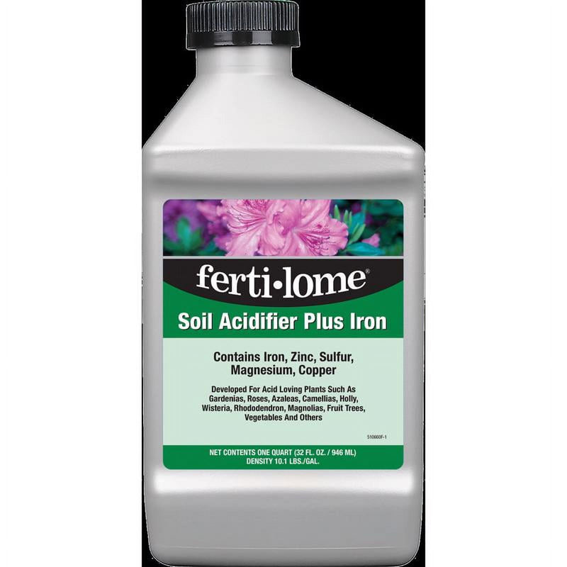 Ferti-lome Soil Acidifier Plus Iron 32 oz