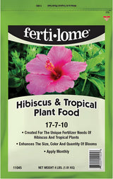 Ferti-lome HIBISCUS AND TROPICAL PLANT FOOD 17-7-10 Granules Plant Food 4 lb