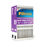 Filtrete 16 in. W X 20 in. H X 4 in. D Polypropylene 12 MERV Pleated Air Filter 1 pk