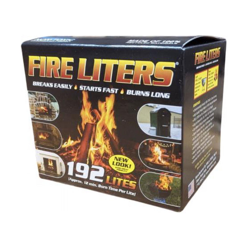 Fire Liters Wood Fiber Firestarter Log 12 min 192 pk