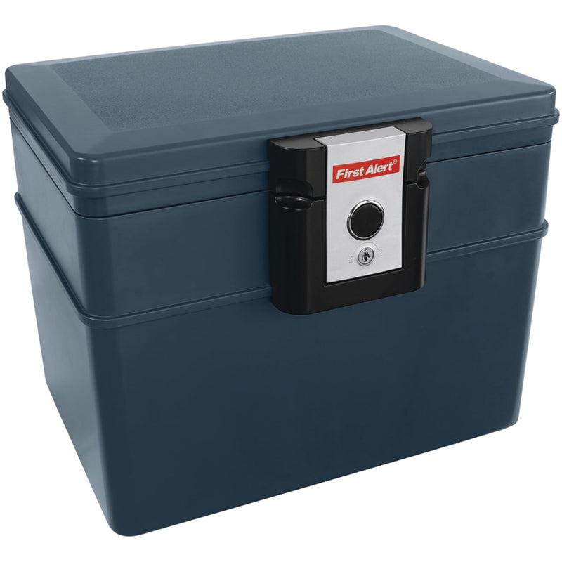 First Alert 0.62 cu ft Key Lock Gray File Chest