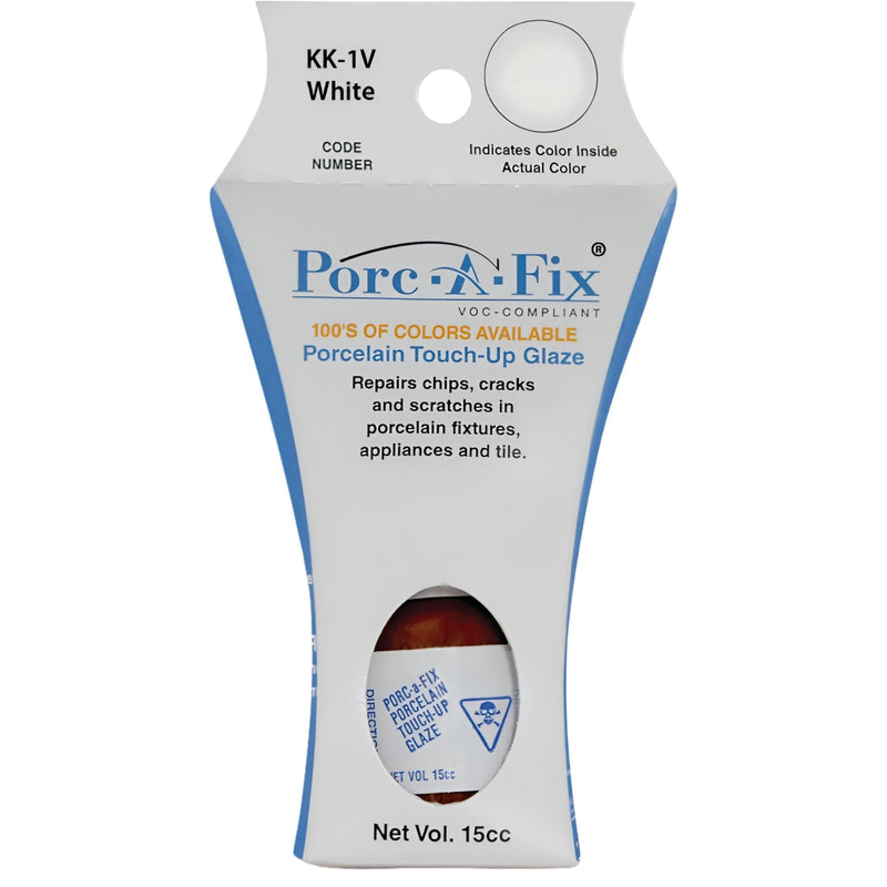 Porc-A-Fix Porcelain Kohler White Touch-Up Glaze 15 cc