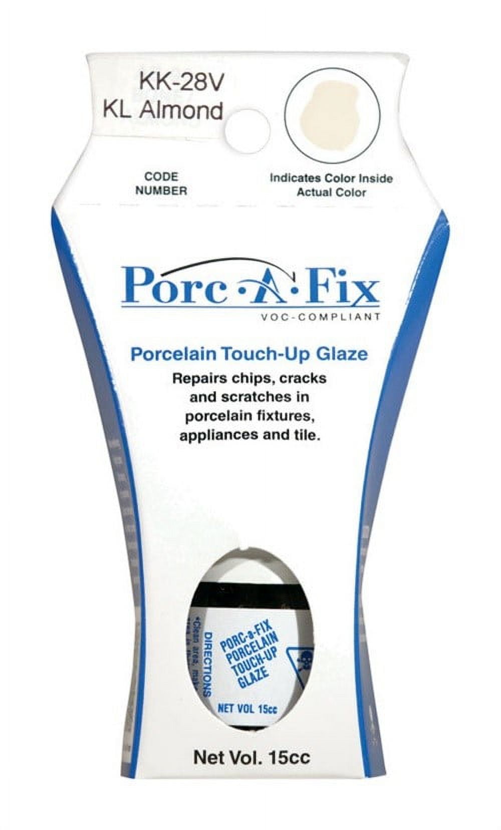 Porc-A-Fix Porcelain Kohler Almond Touch-Up Glaze 15 cc
