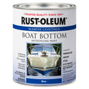 Rust-Oleum Marine Coatings Outdoor Flat Blue Epoxy Antifouling Paint 1 qt