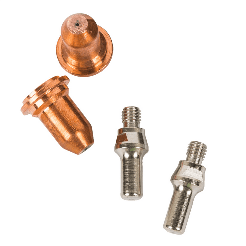 Forney 7.75 in. L X 2 in. W Plasma Cutter Tip and Electrode Set 4 pc