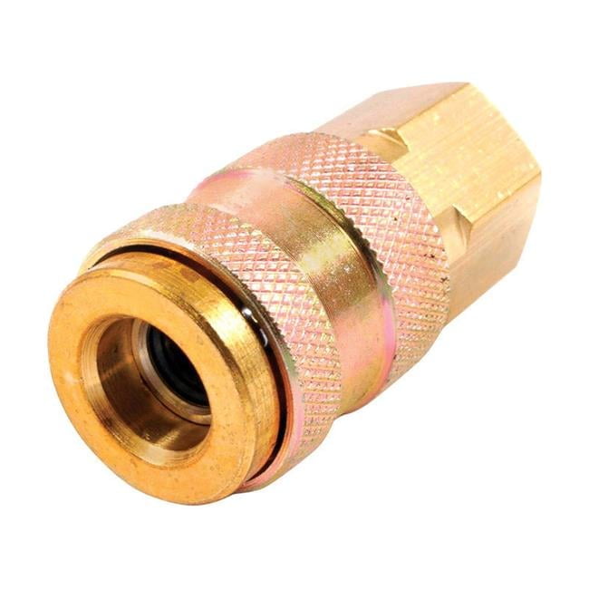 Forney Brass Universal Coupler 1/4 in. Female X 1/4 in. Female 1 pc