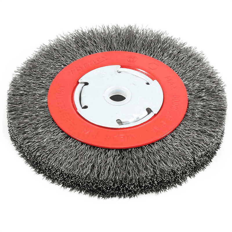 Forney 6 in. Crimped Wire Wheel Brush Metal 6000 rpm 1 pc