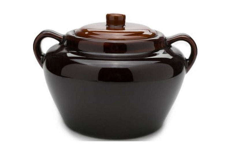 Fox Run 9.5 in. W X 6.75 in. L Bean Pot Brown 1 pc