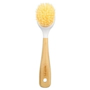Full Circle Be Good White Bamboo/Plastic Dish Brush