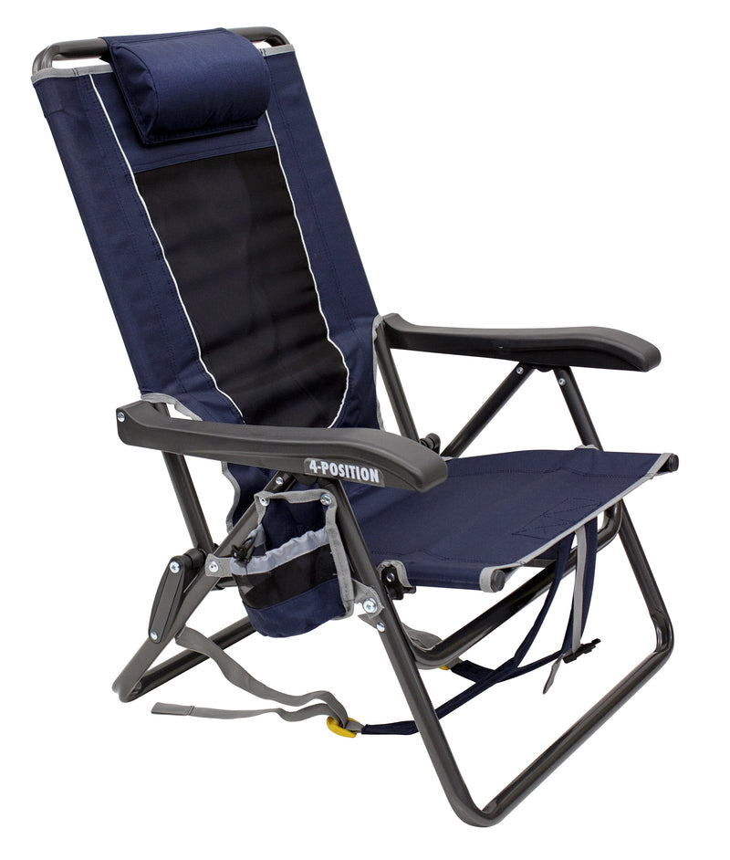GCI Outdoor Backpack Event 4-Position Indigo Hard Arm Backpack Chair