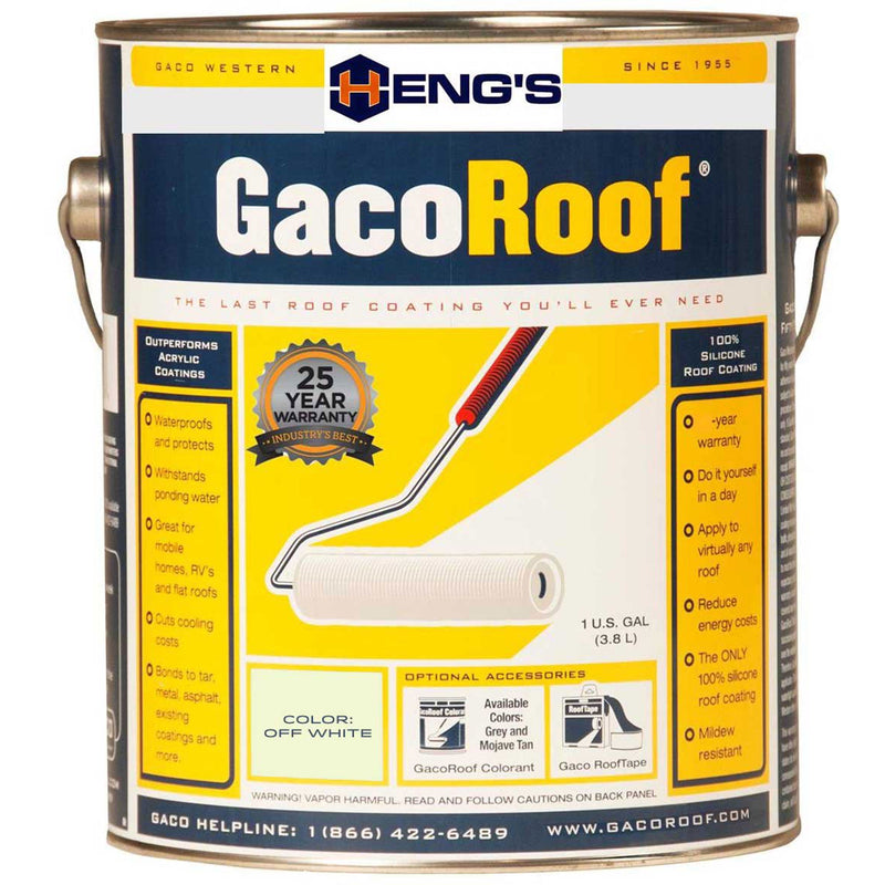 GacoFlex White Silicone Roof Coating 1 gal