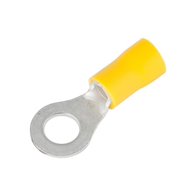 Gardner Bender 12 AWG Insulated Ring Terminal Yellow 15 pk