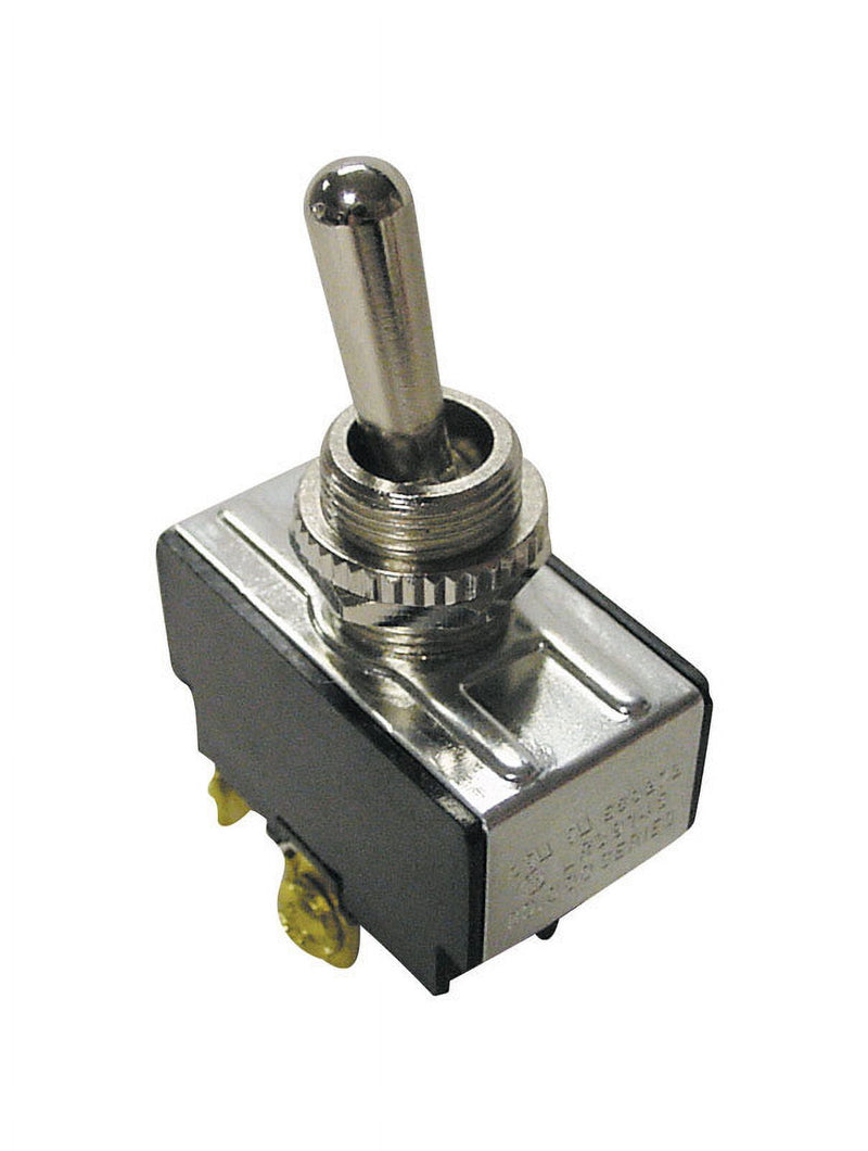 Gardner Bender 20 amps Single Pole Toggle Switch Black/Silver 1 pk