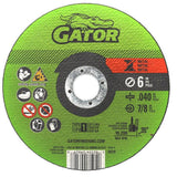Gator 6 in. D X 7/8 in. Aluminum Oxide Metal Cutting Wheel 1 pk