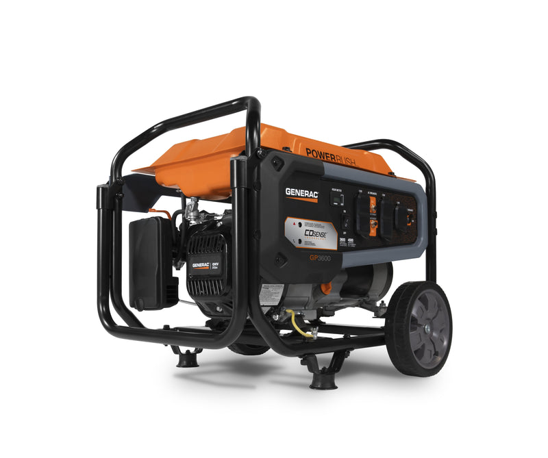 Generac PowerRush 3600 W 120 V Gasoline Home Standby Portable Generator