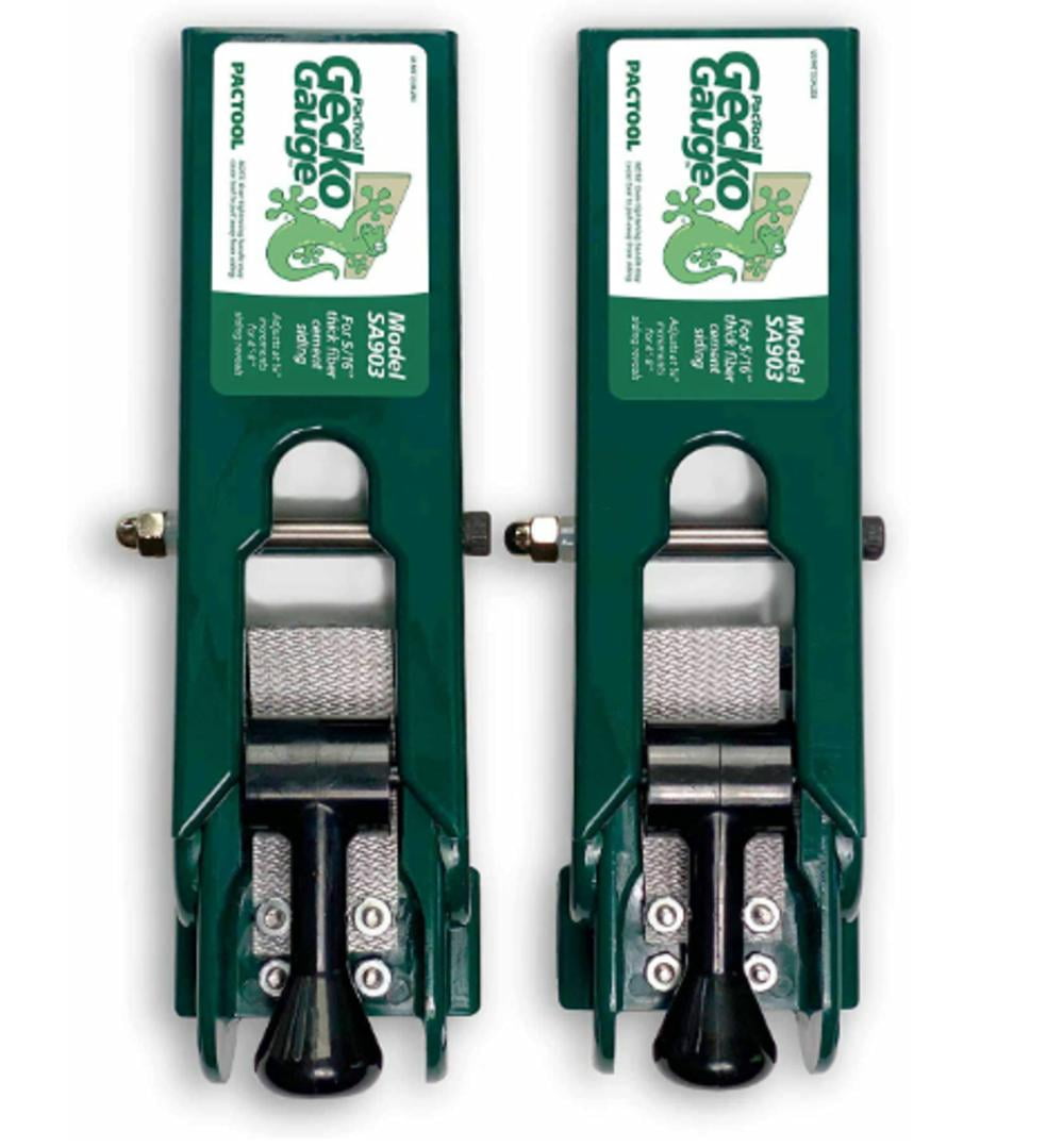 PacTool Gecko Gauge 8 in. X 5/16 in. D Fiber Cement Siding Tool 2 pk