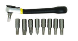 General Multi-Bit Screwdriver Set 9 pc
