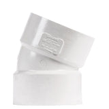 Charlotte Pipe Schedule 30 3 in. Hub X 3 in. D Hub PVC Elbow