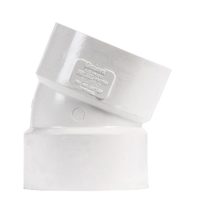 Charlotte Pipe Schedule 30 3 in. Hub X 3 in. D Hub PVC Elbow