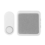 Globe Matte White Plastic Wireless Door Bell