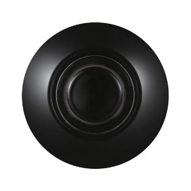 Globe Black/White Metal Wired Pushbutton Doorbell