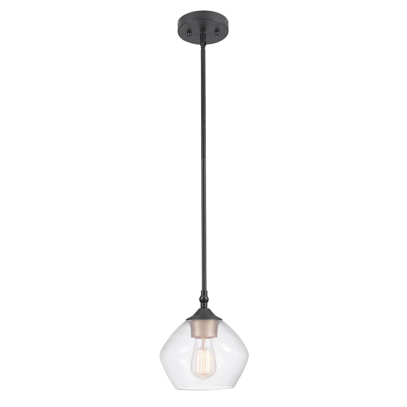 Globe Electric Harrow Matte Black 1 lights Pendant Light