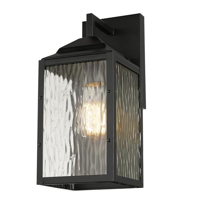 Globe Electric Miller 1-Light Black Downlight Wall Sconce