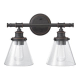 Globe Electric Parker 2-Light Oil Rubbed Bronze Wall Sconce