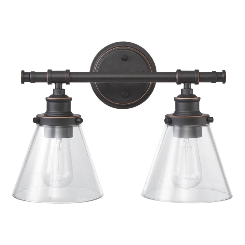 Globe Electric Parker 2-Light Oil Rubbed Bronze Wall Sconce